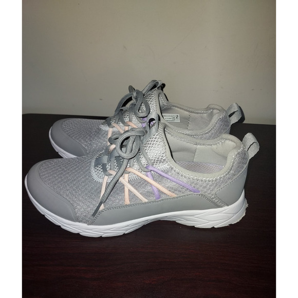 Vionic Women's Slip On Sneakers 8M Mesh Zeliya Walking Shoes Comfort Gray - Picture 2 of 14